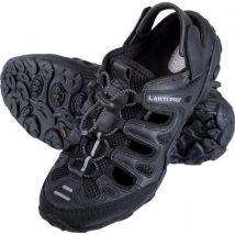 Sandales De Travail Des Hommes L30607, Antidérapant, Semelle En Caoutchouc, Talon Ouvert, Chaussures, Noir Et Gris, 45 Eu - Lahti Pro