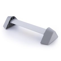 Kensington Fußstütze – Silberfarben – Aluminium – Rutschfester Boden – 136 kg