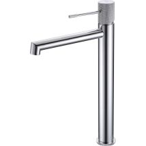 Imex Serie Line Hocharmatur Für Waschbecken Aus Verchromtem Messing 26 Mm Keramikkartusche Flexibler Anschluss 3-8 Höhe 322 Mm Ausladung 173 Mm – 