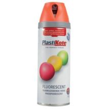 Plastikote - Twist & Spray Fluorescent Orange 400ml