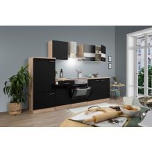 Cuisine Kitchenette Vide Chêne Noir Merle 270 Cm Respekta