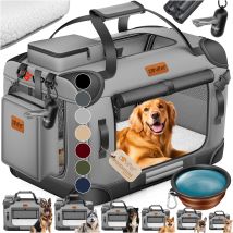 Cassa Per Cani Scatola Per Il Trasporto Di Cani Pieghevole Incl. Ciotola Per Cani Borsa Per Il Trasporto Di Cani Scatola Per Il Trasporto Di Animali 