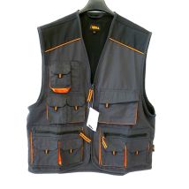 Gilet Da Lavoro Canvas 48310 - 260 Gr. - 85% Poliestere - 35% Cotone - Con Inserti Antiabrasione - Taglia: S