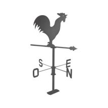 Louis Moulin Giravento A Forma Di Gallo Elegante In Antracite