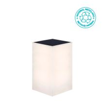Wally Aplique Solar. Medidas 12x12x18 Cm. Luz Fría Led. Fabricado En España