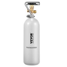 Bombola Di Co2, 2 Kg Bombola Di Aria Co2 In Lega Di Acciaio, Rivestimento Spray Grigio, Valvola Din477, Maniglia E Pressione Regolabile, Per 