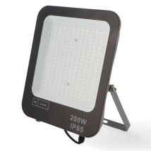 Faro Proiettore Led Napoli 200w Nero Da Esterno Ip65 Bianco Freddo 6000k M Ledme