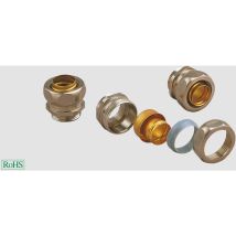 Helukabel - 98219 Us Pg Raccordo A Vite Del Tubo Flessibile Pg16 Piatto 1 Pz.