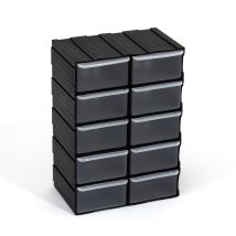 Cajoneras Para Taller, 10 Unidades Negras