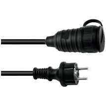 Eurolite - 30245696 Alimentazione Prolunga 16 A Nero 5 M H07rn-f 3g 1,5 Mm²