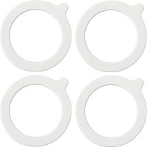 Ccykxa Set Of 4 Silicone Sealing Rings, Airtight Replacement Seals For Glass Jars, Food Storage, Inner Diameter 69 Mm, Outer Diameter 93 Mm