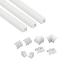 D-line Kabelkanal Kit 22x22mm Weiß 3x 1,0m