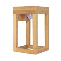 Sobremesa Exterior Ip54 Led 3w Blanco Neutro - 4000k Imitación Madera Para Jardín, Terraza