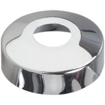 Rosace bombée à boîte pour robinet – 3/4" hauteur 30 mm – Laiton chrome – Acquastilla