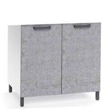 Mobile Sottolavello Cucina in Legno Nobilitato – Altezza 85 cm, Larghezza 80 cm, Profondità 50 cm – AZUR LINE