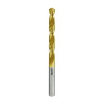 Ruko 10x Punta Elicoidale Din 338 Tipo N Hss-g Tin Ø 5 Mm - 250050t