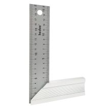 Hedue – Joiner Staffa 200 mm – Acciaio inossidabile indurito, Alluminio – Scala millimetrata doppia e bifacciale