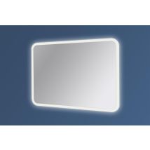 Specchio Bagno Led 100x70 Cm Sabbiato Specchio Senza Antifog Kit Bluetooth Montato Senza Accensione A Sfioro Con