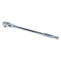 Sealey - Ak662f Premier Pear-head Ratchet Wrench With Flexi-head & Flip Reverse 1/2''sq Drive 445mm