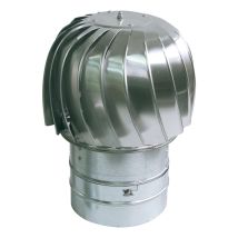 Toit De Cheminée En Aluminium Avec Extracteur D'Air, Diamètre 130 Mm