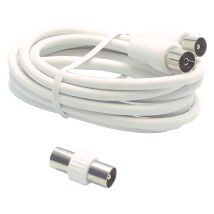 Prolunga Per Collegamenti Tv Mt. 5 - Colore Bianco - Metronic