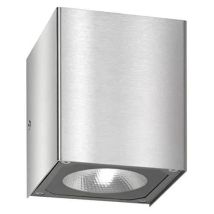 Applique Murale Led Acciaio Inox 2x7w 3000k