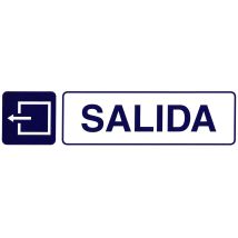 Rotulo Adhesivo 250x63 Mm. Salida