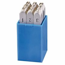 Gioco di numerazione – 9 pezzi – Lunghezza 80 mm – Diametro 14 mm – Gravurem