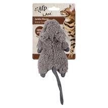AFP – Lamb Jumbo Crinkle Catnip Rodent – 30 cm x 15 cm – Soft Plush Fabric – Engaging Interactive Cat Toy