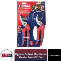 Spear&jackson - Gift Set Of Bypass & Anvil Secateurs Garden Tools