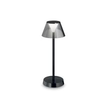 Ideal Lux – Lámpara de mesa Lolita negra – 125mm x 345mm x 115mm – LED 7W – Regulable