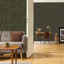 Papier Peint Intissé Looks Palmiers Vintage 1005 X 52cm Vert