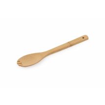 Cucchiaio Dentato Bamboo 30 cm – Occhiello per Appendino – Ideale per Mescolare Alimenti e Impasti – Lavaggio a Mano