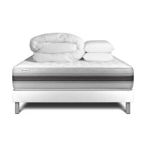 Pack Colchón Blanco Espuma Viscoelástica 160 X 200