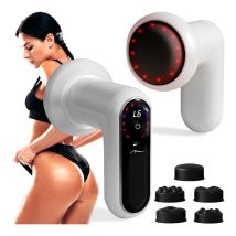 Anticell Massagegerät – Kabelloses Anti-cellulite-massagegerät Mit Infrarotheizung, 5 Massageköpfen, 6 Geschwindigkeitsstufen Und 3 Massageprogrammen.