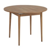 Tavolo Da Pranzo Allungabile In Legno "viona" 100 X 100 X 75 Cm - Le Chêne De Kafka