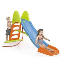 Kunststoff Gartenrutsche Mit Wasser Super Mega Slide Feber