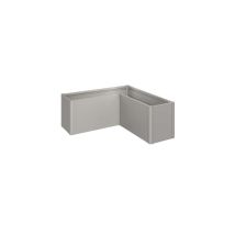 Fioriera Belvedere Midi Gr. L150 Grigio Quarzo Metallizzato