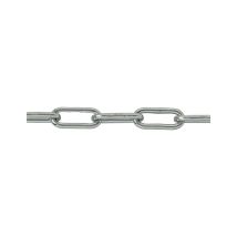 Cadena Soldada Recta Malla Larga En Carrete, Carrete De 25 M, 4 X 100, 32 X 8