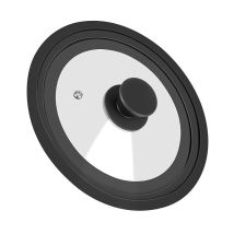 Abert Coperchio Universale Cucinart Vetro E Silicone Ø 16-18-20 Cm