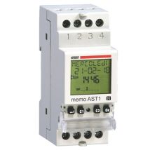 Vemer – 54517309 – Astronomische Zeitschaltung 230V AC, 1 Relais, DIN-Schiene, Programmierung über NFC – LCD-Anzeige, -10 bis +50 °C