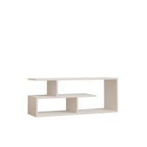 Soporte De Tv De Madera "cafu" - 100 X 29 X 40 Cm - Blanco