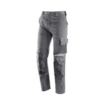 Pantalones de trabajo negros New Carpenter – 100% algodón – Cordura – Talla S – Refuerzos en rodillas – Bolsillos amplios