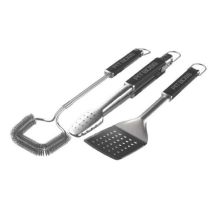 Set 3 Utensili Pit Boss Per Pulizia Barbecue Pinza Spatola Spazzola - 41184
