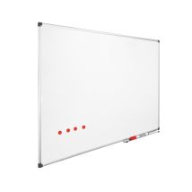 Tableau blanc magnétique 60 x 90 cm – Acier laqué – Panneau d'affichage – Longueur, Forme, Largeur, Matières
