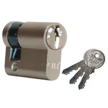 Iseo Cavers - City-halbzylinder Iseo 30x10mm Messing Vernickelt - Vielfältig V04 Kcf005504 - 520930129v04