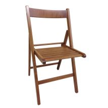 Klappstuhl Fh Deco Holz Natur Nussbaum 79x42,5 Cm