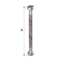 Flamco Tubo Flessibile Meiflex Att. Ms S/h/k 1 1/4 Poll. Ig X 1 1/4" Ig, 500 Mm, M5725.1242.50