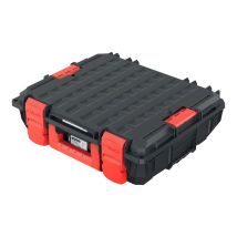 Kistenberg C Block Pro 15 - Maletín De Herramientas Con Separadores Extraíbles, Color Negro Y Rojo