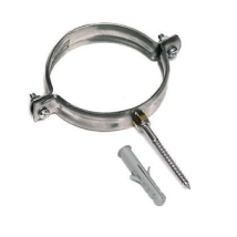 Collier De Chemine'e En Acier Inoxydable 8 Cm Complet Avec Vis M8 Cheville Accessoires De Rechange